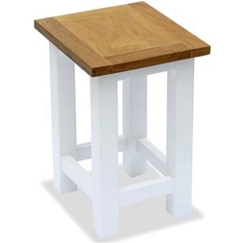 Odkládací stolek 27x24x37 cm masivní dubové dřevo (247052)