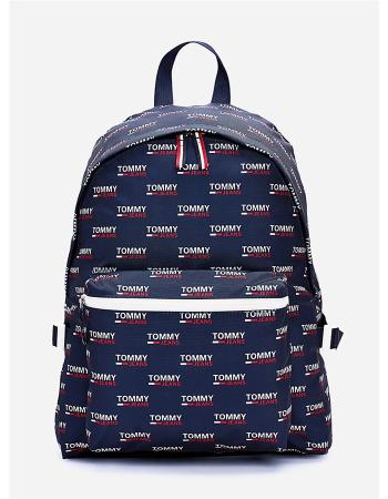 Tommy Hilfiger Tommy Jeans tmavě modrý batoh s nápisy COOL CITY BACKPACK