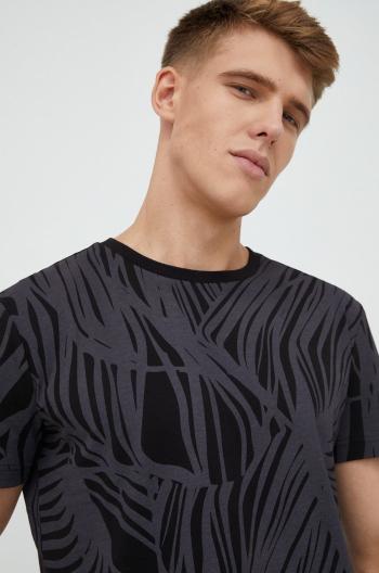 Bavlněné tričko Outhorn černá barva