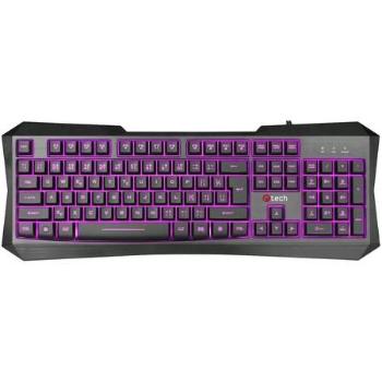 C-TECH herní klávesnice Nereus (GKB-13), CZ/SK, 3 barvy podsvícení, USB, GKB-13