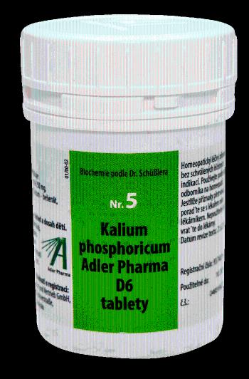 Adler Pharma Nr.5 Kalium phosphoricum D6 400 tablet