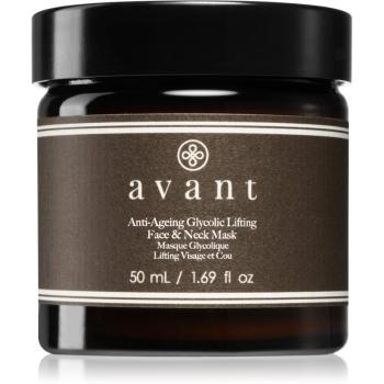 Avant Age Defy+ Anti-Ageing Glycolic Lifting Face & Neck Mask intenzivní liftingová maska na obličej a krk 50 ml