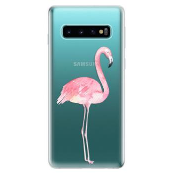 Odolné silikonové pouzdro iSaprio - Flamingo 01 - Samsung Galaxy S10