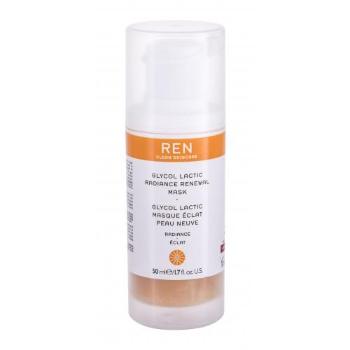 REN Clean Skincare Radiance Glycol Lactic Radiance Renewal AHA 50 ml pleťová maska pro ženy na všechny typy pleti; na rozjasnění pleti