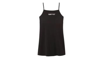 Vans Wm Meadowlark Skater Dress Black černé VN0A4DPDBLK