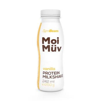 MoiMüv Protein Milkshake 12 x 242 ml vanilka - GymBeam