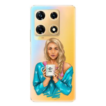 Odolné silikonové pouzdro iSaprio - Coffe Now - Blond - Infinix Note 30 PRO