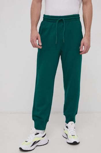 Bavlněné kalhoty adidas Performance H45375 pánské, zelená barva, hladké