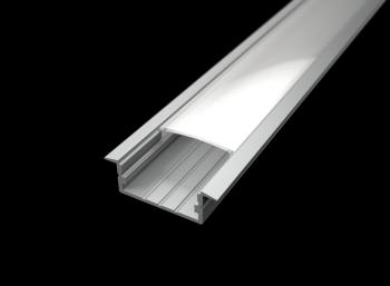 LED Solution Vestavný profil pro LED pásky V4 délky a typy profilů: Profil bez difuzoru (krytu) 1m
