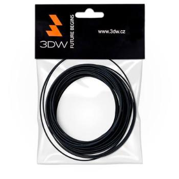 3DW - ABS filament 1,75mm černá, 10m, tisk 220-250°C, D11608