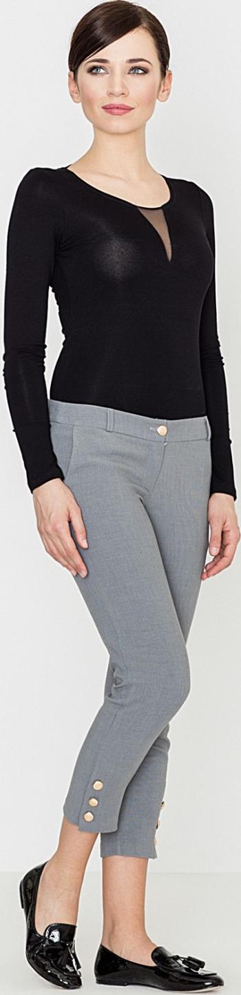 Dámské šedé kalhoty K372 Velikost: M