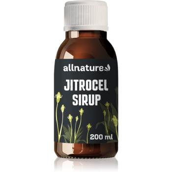 Allnature Jitrocelový sirup sirup pro podporu zdraví dýchacích cest 200 ml