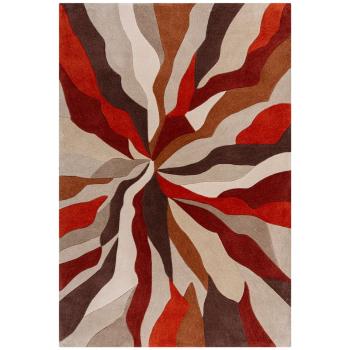 Flair Rugs koberce Kusový koberec Zest Infinite Splinter Orange - 120x170 cm Vícebarevná