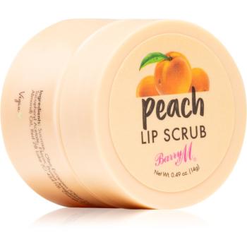 Barry M Lip Scrub peeling na rty příchuť Peach 14 g