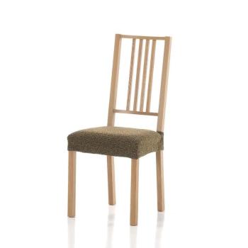 Forbyt, Potah elastický na sedák židle, Petra komplet 2 ks, hnědý