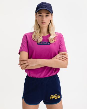 SuperDry Workwear Triko Růžová