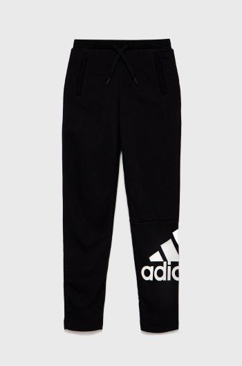 Dětské kalhoty adidas Performance GN4064 černá barva, s potiskem