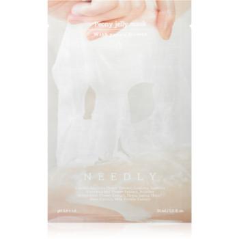 NEEDLY Peony Jelly Mask rozjasňující plátýnková maska s hydratačním účinkem 33 ml