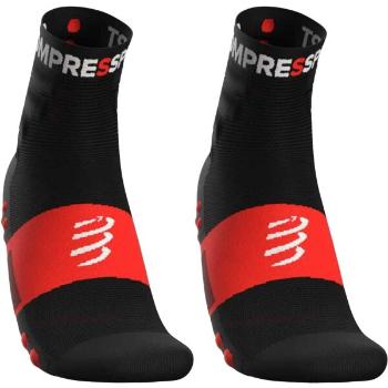 Compressport TRAINING SOCKS 2-PACK Sportovní ponožky, černá, velikost 39-41