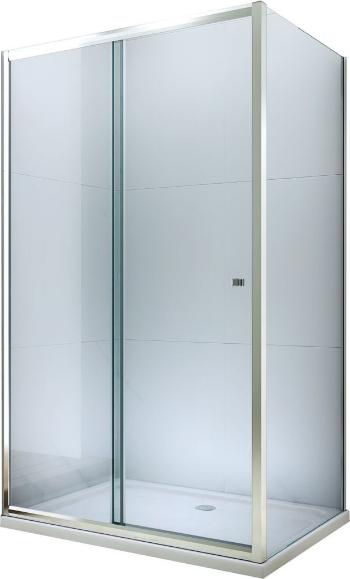 MEXEN/S APIA sprchový kout 120x80 cm, transparent, chrom 840-120-080-01-00