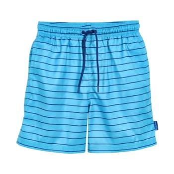 Playshoes Plážové šortky pruhované aqua blue