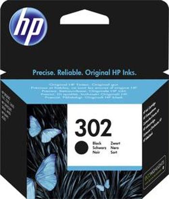 HP Inkoustová kazeta 302 originál černá F6U66AE