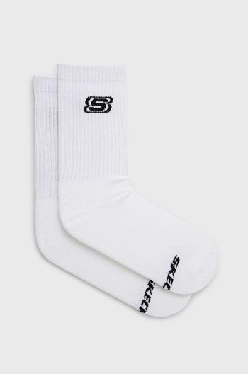 Ponožky Skechers (2-pack) bílá barva