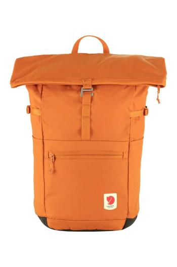 Batoh Fjallraven High Coast Foldsack 24 oranžová barva, velký, hladký, F23222.207