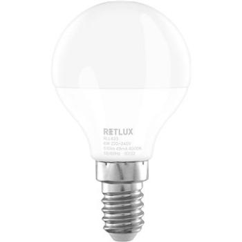 RETLUX RLL 433 G45 E14 miniG 6W CW (RLL 433 G45 E14 miniG 6W CW RETLU)