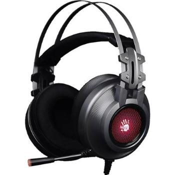 A4tech Bloody G525 herní sluchátka s mikrofonem, 7.1, USB, podsvícené, šedá