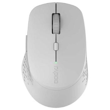 RAPOO myš M300 Silent Wireless Optical Mouse, Multi-mode: 2.4 GHz, Bluetooth 3.0 & 4.0, Grey, 6940056180476