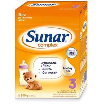 Sunar Complex 3 batolecí mléko, 600 g (8592084415730)