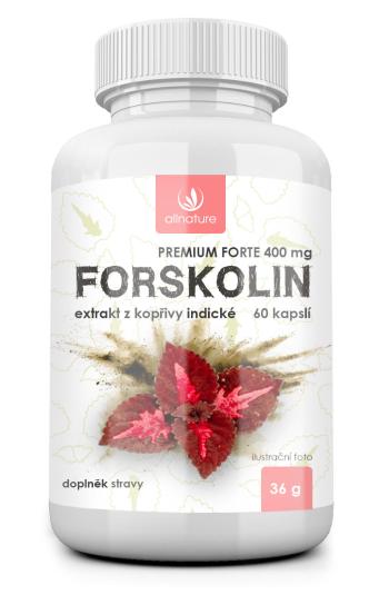 Allnature Forskolin Premium forte 400 mg 60 kapslí