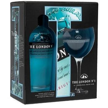 The London No.1 Gin 0,7l 47% + 1x sklo GB (8410023095433)