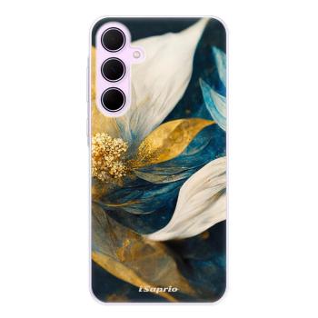 Odolné silikonové pouzdro iSaprio - Gold Petals - Samsung Galaxy A55 5G