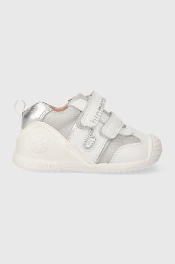 Dětské sneakers boty Biomecanics bílá barva