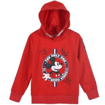 Chlapecká mikina MICKEY MOUSE GOOD VIBES červená Velikost: 116