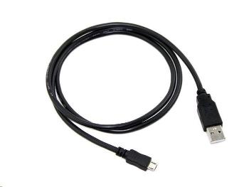 C-TECH kabel USB 2.0 AM/Micro, 2m, černý