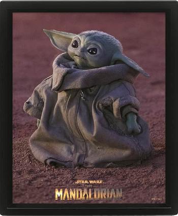 3D obraz Mandalorian (Groogu)