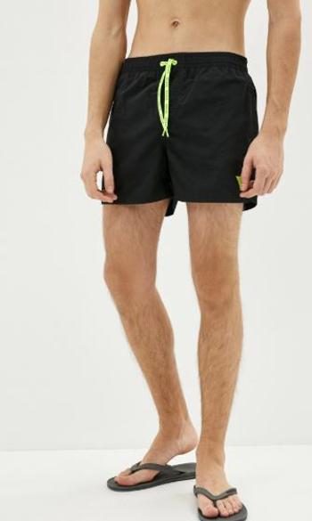 Guess GUESS pánské černé plavky WOVEN SHORT