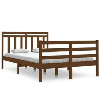 Rám postele medově hnědý masivní dřevo 120 × 200 cm, 3105313 (3105313)