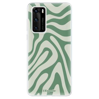 Odolné silikonové pouzdro iSaprio - Zebra Green - Huawei P40