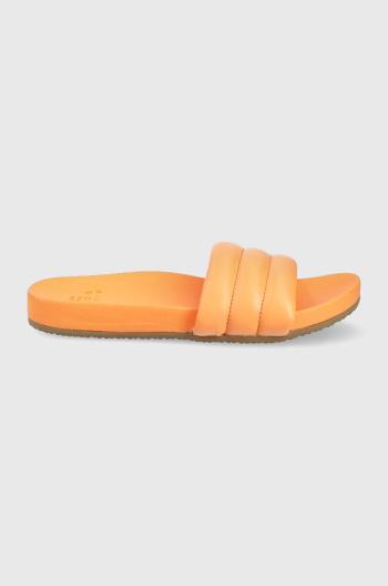 Pantofle Billabong dámské, oranžová barva
