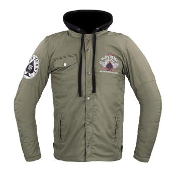 Pánská bunda W-TEC Black Heart Hat Skull Jacket s aramidem  khaki