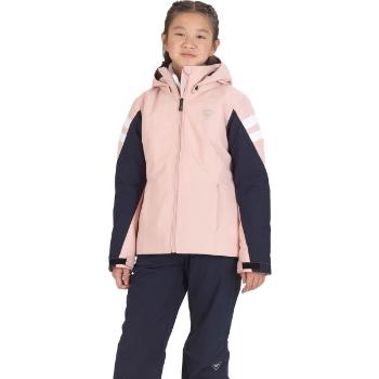 Rossignol GIRL SKI JKT Dívčí lyžařská bunda, růžová, velikost 12