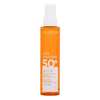 Clarins Sun Care Water Mist SPF50+ 150 ml opalovací přípravek na tělo pro ženy