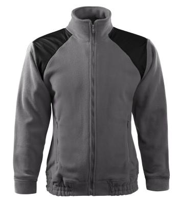 MALFINI Fleecová mikina Jacket Hi-Q - Ocelově šedá | XL