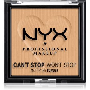 NYX Professional Makeup Can't Stop Won't Stop Mattifying Powder matující pudr odstín 05 Golden 6 g