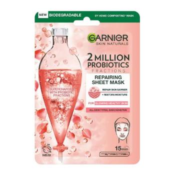 Garnier Skin Naturals 2 Million Probiotics Repairing Sheet Mask 1 ks pleťová maska na všechny typy pleti; na rozjasnění pleti