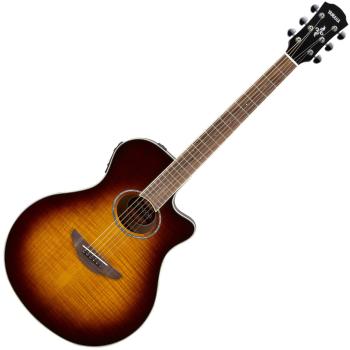 Yamaha APX600FM Tabacco Brown Sunburst Elektroakustická kytara Jumbo